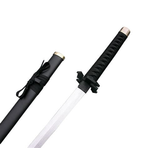 Bleach Ichigo Kurosaki Zanpakutou Tensa Zangetsu 2end Cosplay Wooden