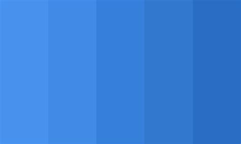Bright Blue Shades Color Palette Html Colors