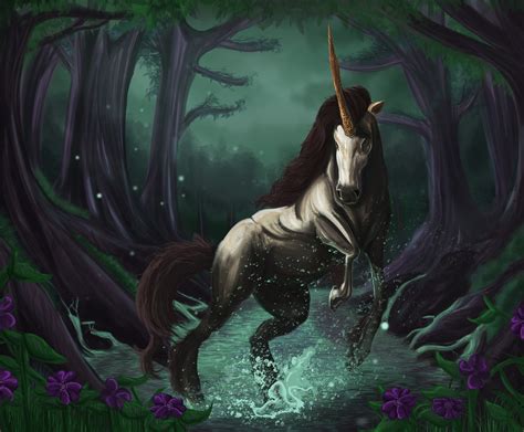 Deer Unicorns Hd Wallpaper