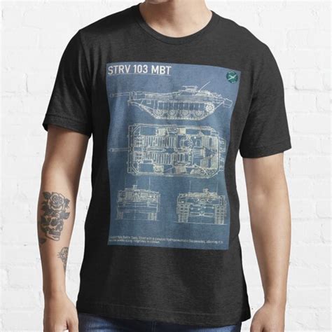 Strv 103 Blueprint Available On Clothing T Shirt For Sale By Mw