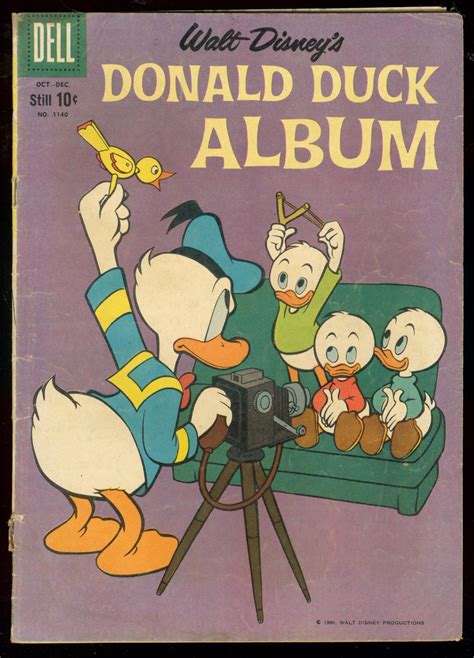 Donald Duck Album Four Color Comics 1140 1960 Barks Gvg Good