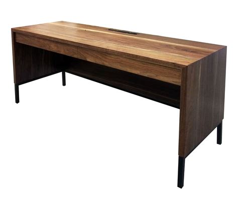 Buy Hand Crafted Modern Walnut Desk Made To Order From Object A