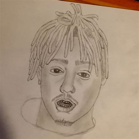 Juice Wrld Drawing How To Draw Juice Wrld Step By Step Drawing Rapper