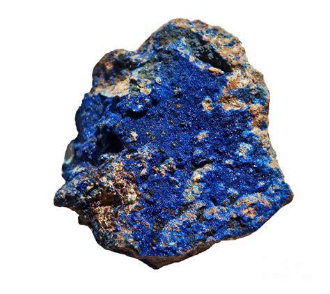 Azurite Cobalt Blue Stone Photograph By Valerie Garner