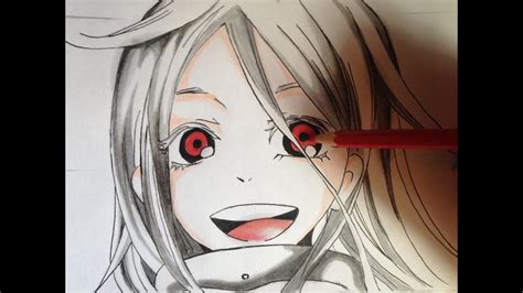 How To Draw Shiro From Deadman Wonderland Step By Step Drawing Tutorial