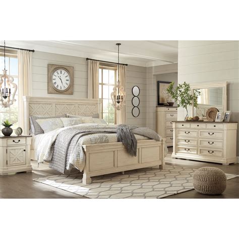 King bedroom sets are the most luxurious types of bedroom sets available, and these furniture combinations avoid leaving style to chance by ensuring that every piece in your bedroom matches. Ashley Signature Design Bolanburg B647 Q Bedroom Group 5 ...