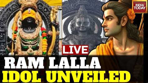 Ram Lalla Idol Unveiled Live Pran Pratishtha Ceremony At Ayodhya Ram Mandir Ram Mandir News