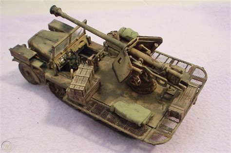 Built 135 German Demag Sdkfz 10 Ww2 Halftrack Tank Support