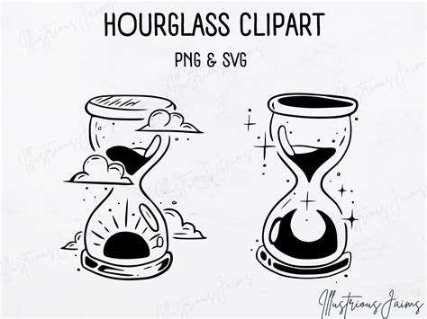 celestial hourglass svg hourglass png space sky flask etsy