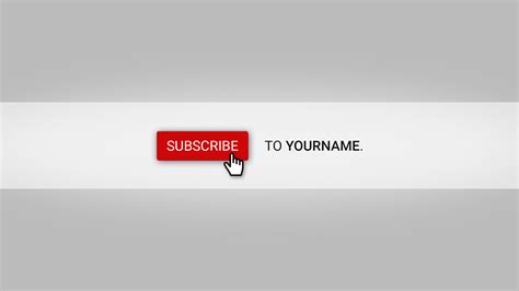 Free Subscribe Youtube Banner Template 5ergiveaways