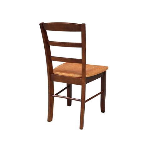 International Concepts Set Of 2 Madrid Traditional Side Chair Wood