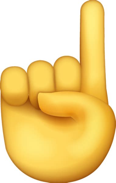 Index Finger Emoji Free Download All Emojis Emoji Island