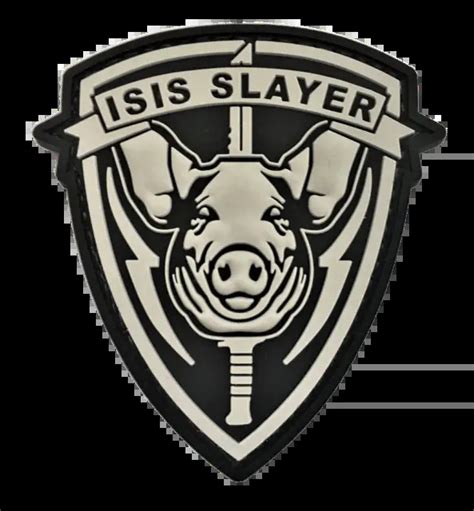 Isis Slayer Pork White Pvc Patch 2 Recon Seal Special Forces F 35