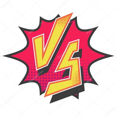 Versus letters fight for comic book superheroes — Stock Vector ...