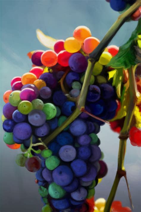 Rainbow Grapes Can Occur As Grapes Ripen And Turn From