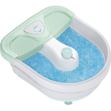 conair foot bath with heat bubbles and 3 attachments