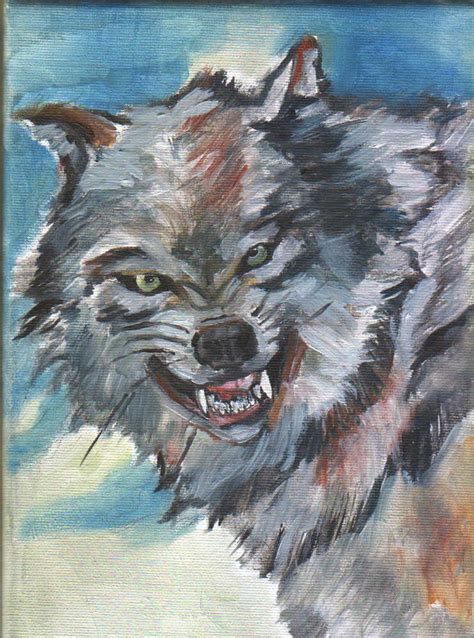 Angry Wolf By The Nitghkill On Deviantart