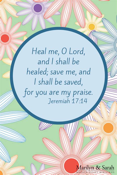 A Prayer For Healing Jeremiah 1714 Daily Prayer Guide Images And