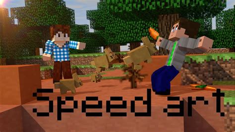 Speed Art Minecraft 3 Youtube