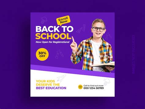 Premium Psd School Education Admission Social Media Post And Web Banner