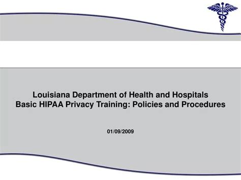 Ppt Louisiana Department Of Health And Hospitals Basic Hipaa Privacy