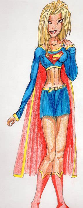 Michael Turner Supergirl By Bathedinsin On Deviantart
