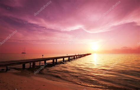 Boardwalk On Beach — Stock Photo © Kamchatka 20254409