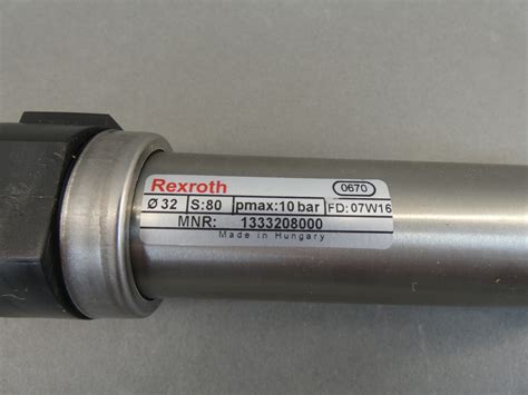 Rexroth 90239 0836 Double Acting Min Iso Pneumatic Cylinder 3280 Gpm