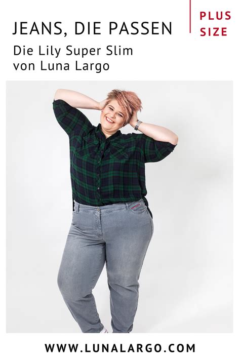 Lily Super Slim Powerdenim Lipödem Mode Plus Size Jeans Lässiger Look