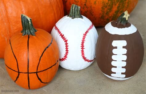 Sports Pumpkins A Fun Craft For Kids To Decorate For Halloween