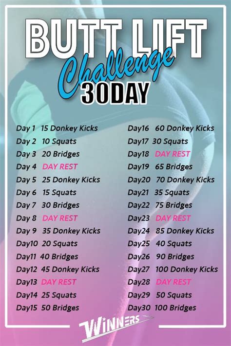 challenge 30 day for women butt lift perfect booty artofit