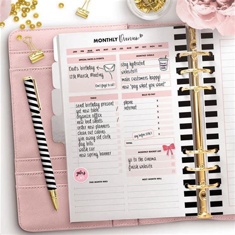 A5 Productivity Planner Etsy Planner Productivity Planner Goal
