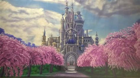 Giant Alice In Wonderland White Queens Castle Backdrop Chordiem