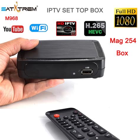 Satxtrem M968 Iptv Set Top Box Full Hd 1080p H265 Media Player With 1