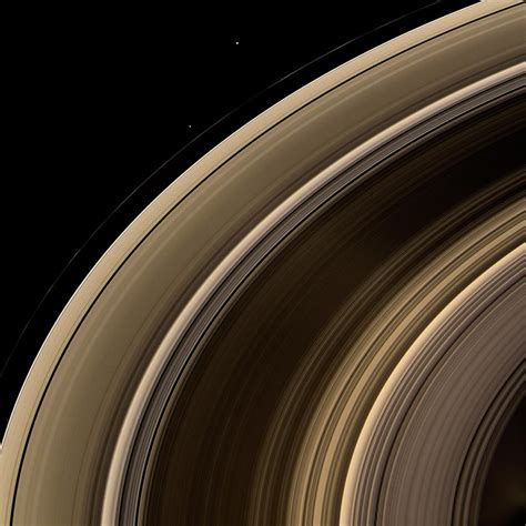 Saturns Rings And Moons Photograph By Nasajplspace Science Institute