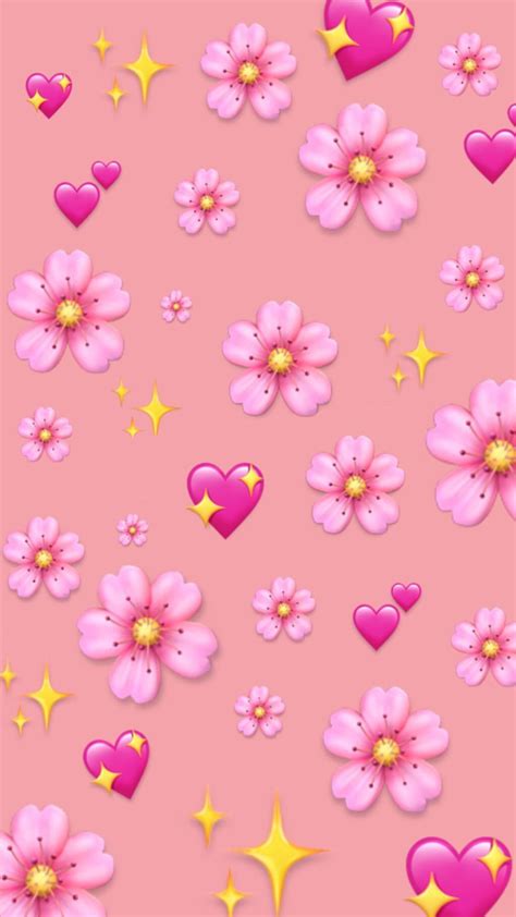 Flower Emoji Background