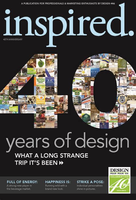 40th Anniversary Issue Of Inspired Magazine Marketing Professional