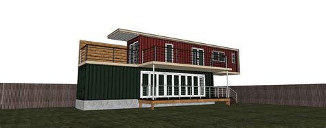 The Making Of Container House Sketchup V Ray And Post Production Tutorial