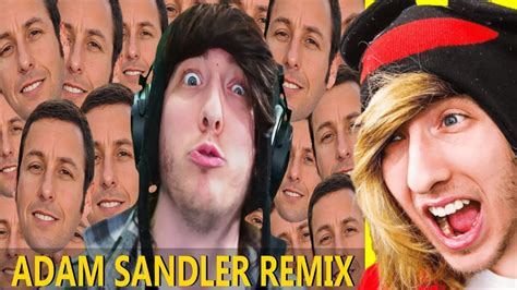 kreekcraft reacts to adam sandler remix youtube