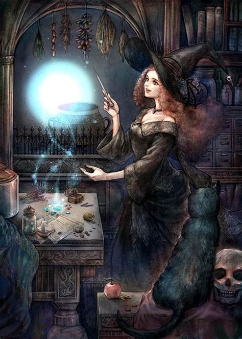Resultado De Imagen Para Witchcraft Deviantart Sorcière Fantastique