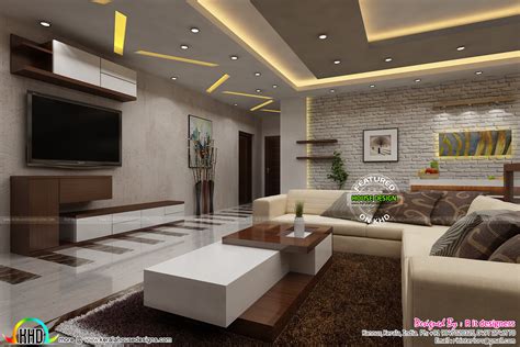 simple living room designs  kerala kerala living room interior