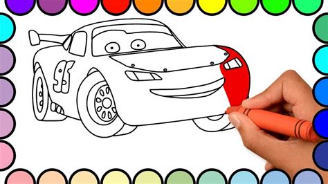 With carl in cars origins: How to Draw Lightning McQueen Cars - Cars 2 Cartoon ...