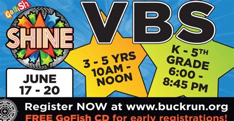 Vbs Registration Buck Run Baptist Church