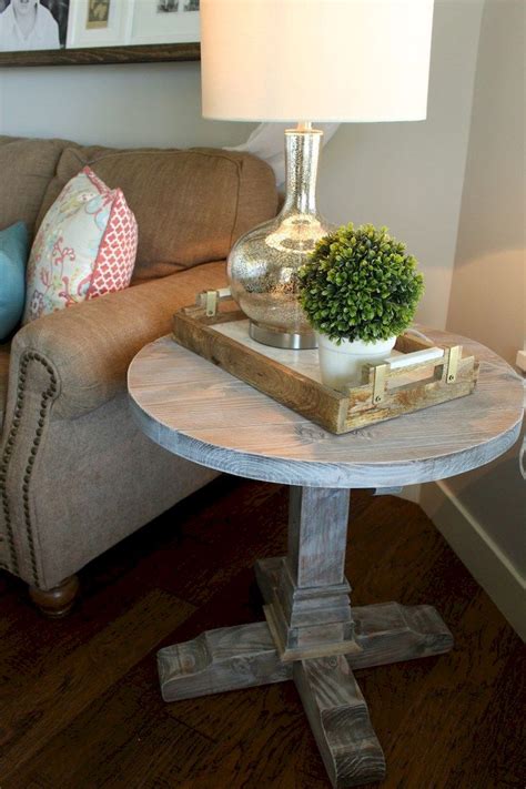 60 Makeable Designs Of Farmhouse Side Table You Must See Table Decor
