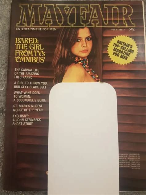 MAYFAIR MAGAZINE VOL 11 No 1 1976 Anita Fredin Beth Blackshaw Pauline