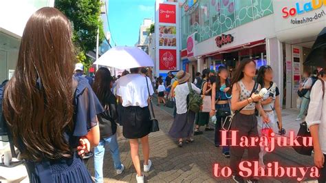 Harajuku To Shibuya Tokyo In Japan Walking Tour K Youtube