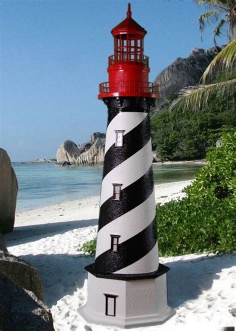 Thingiverse is a universe of things. Cape Hatteras Stucco Electric Lawn Lighthouse 5 ...