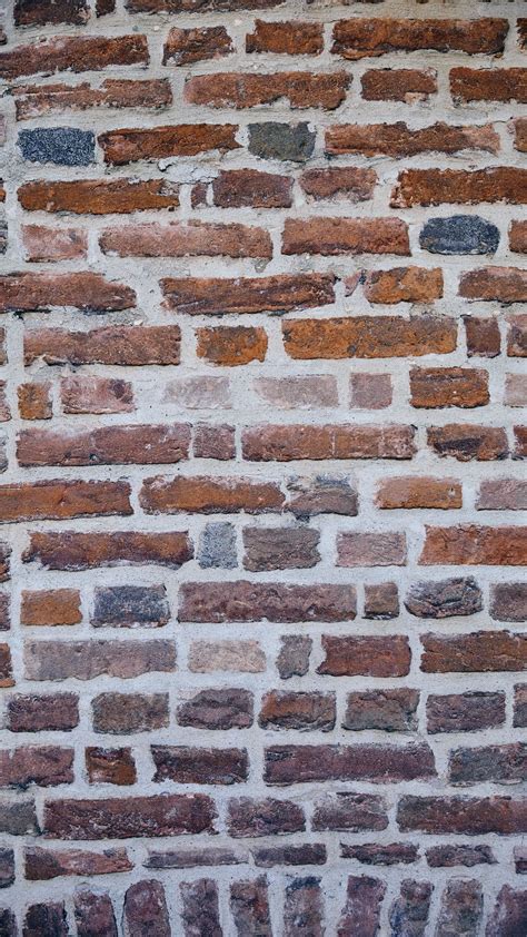 Download Wallpaper 938x1668 Texture Wall Brick Iphone 8