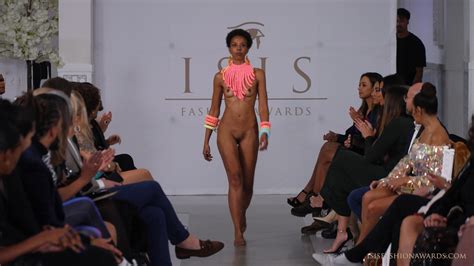 Nude Black Model Fashion Show Isis Fashion Awards