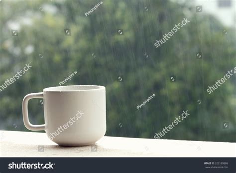 Coffee Cup Rainy Day Stock Photo 323180888 Shutterstock